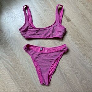 Sparkly Pink Bikini from Aerie